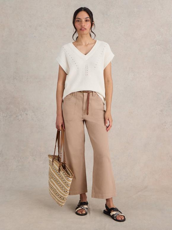 Tia Wide Leg Crop Jean