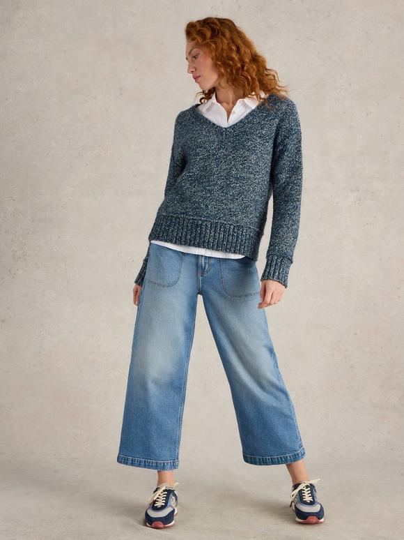 Tia Wide Leg Crop Jean