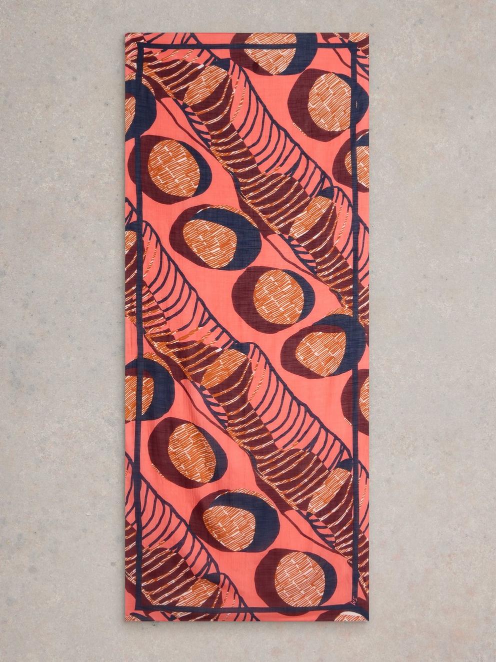 Abstract Geo Print Scarf