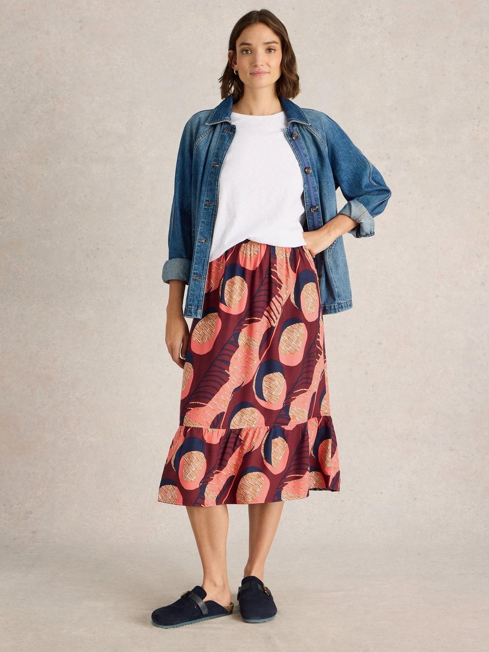 Ava Midi Reversible Skirt