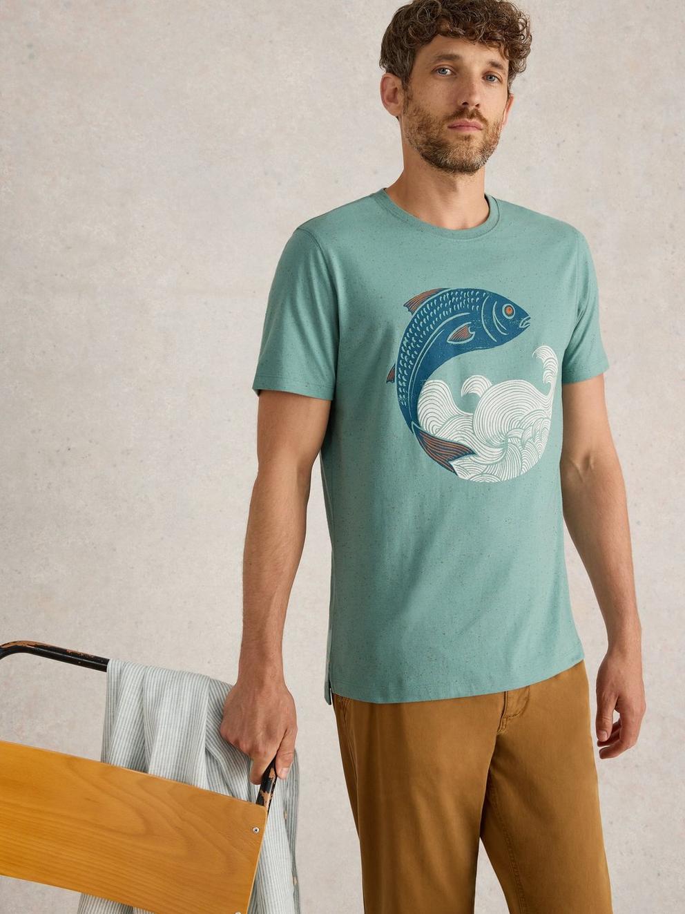 Gone Fishing Graphic Tee