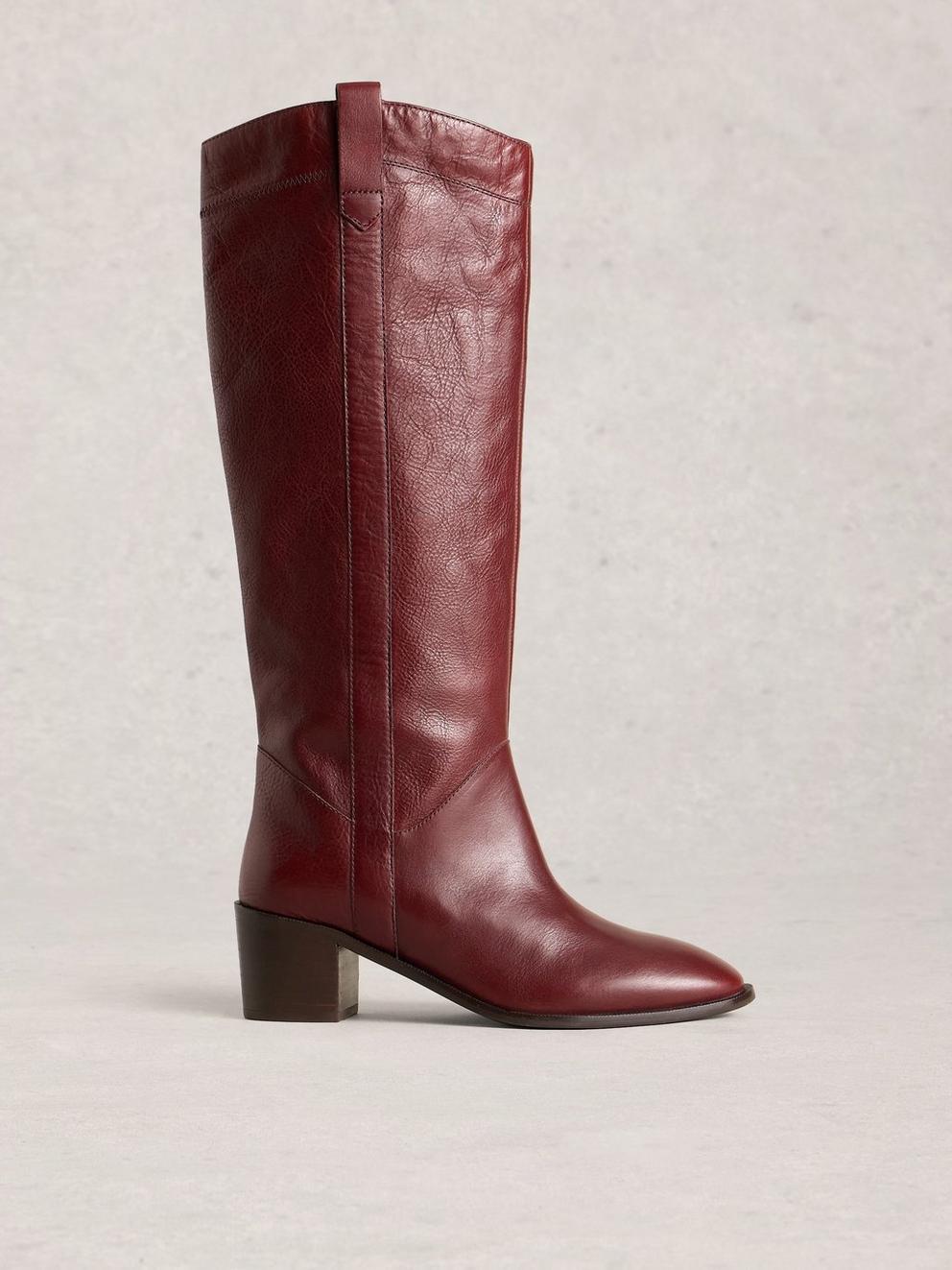 Izzy Leather Knee High Boot