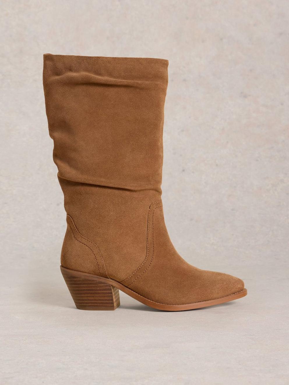 Azalea Mid Slouch Suede Boot