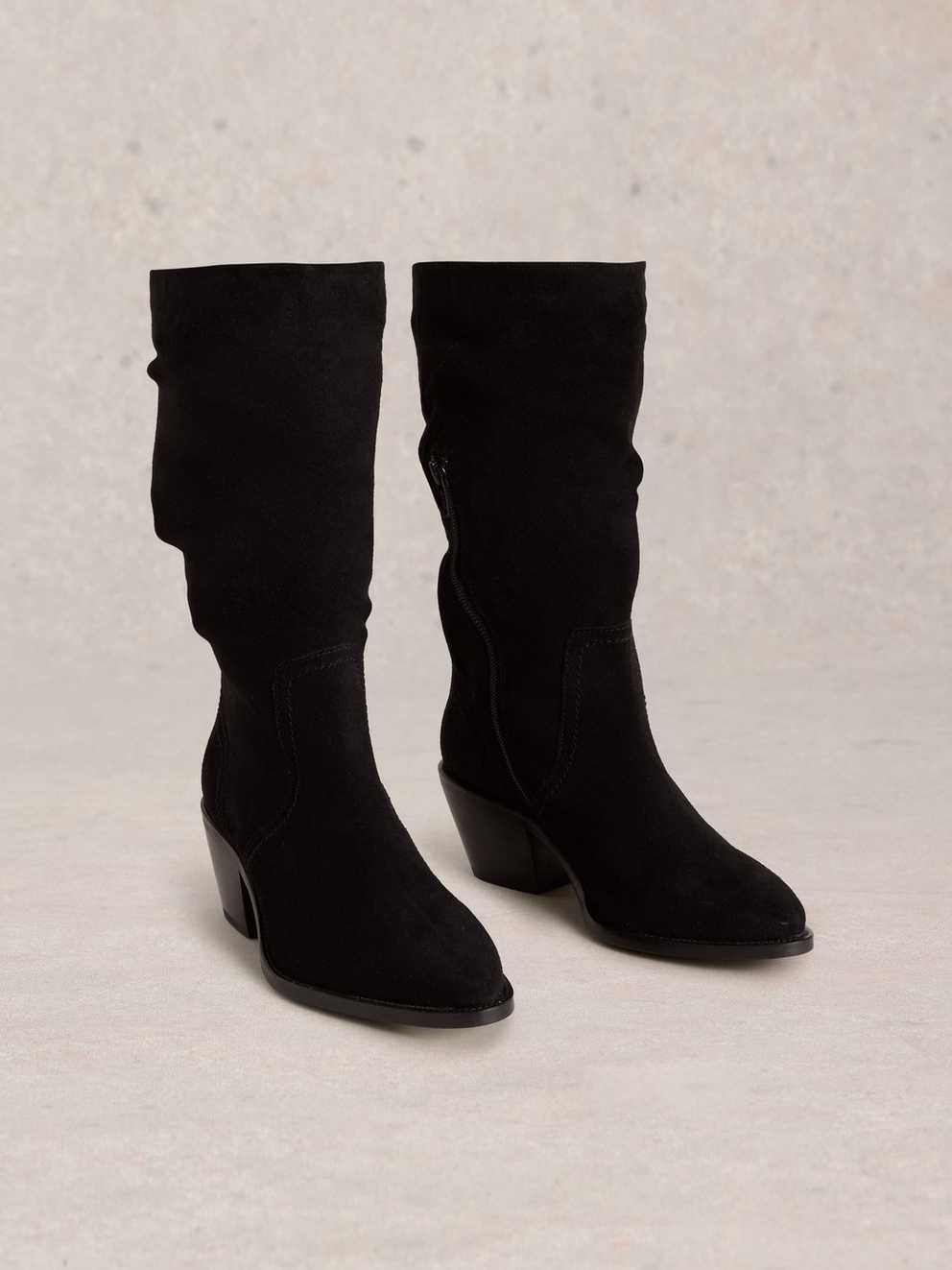 Azalea Mid Slouch Suede Boot