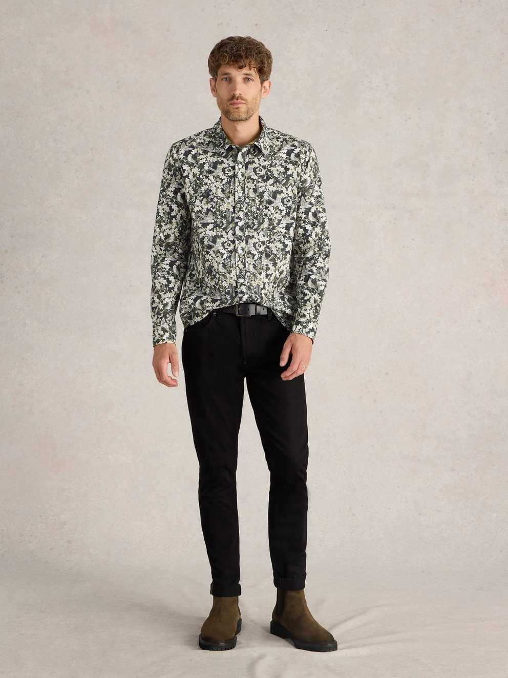 Hawthorn Bird Printed Shirt