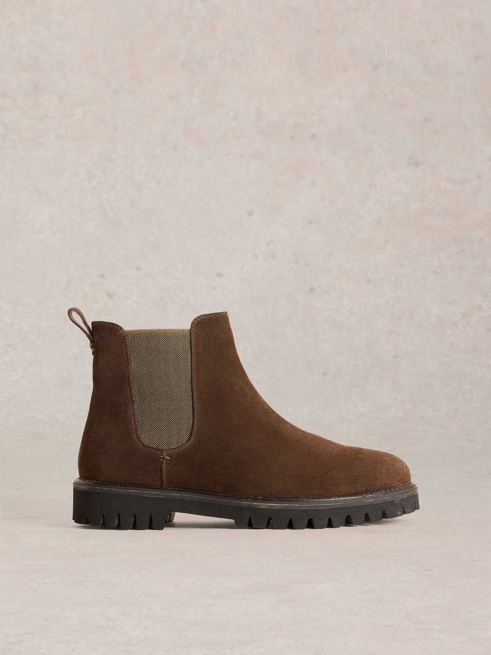 Chunky Chelsea Suede Boot