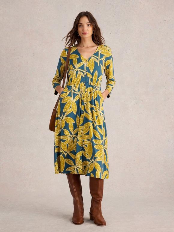 Mia Jersey V Neck Dress