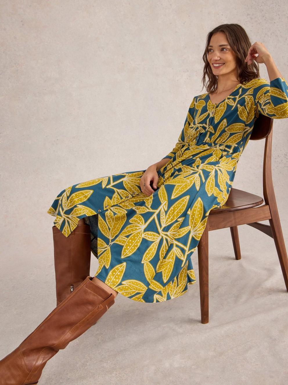 Mia Jersey V Neck Dress