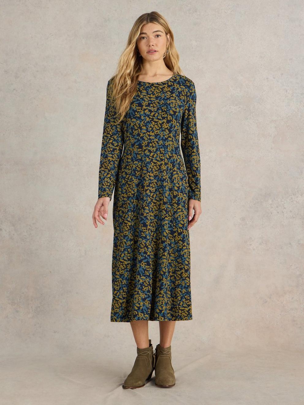 Madeline Jersey Midi Dress