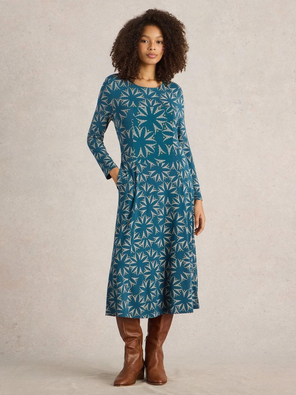 Madeline Jersey Midi Dress