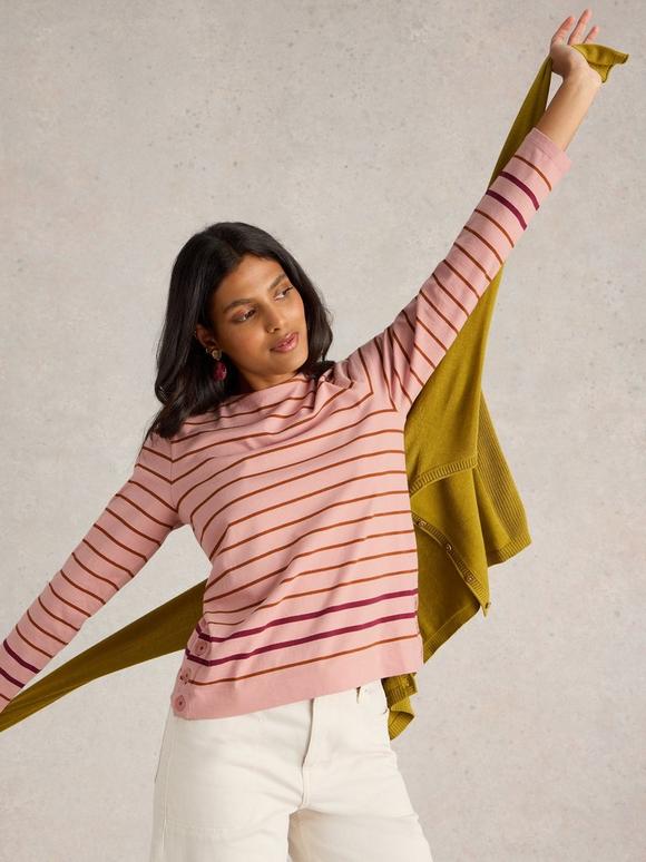 WILLOW STRIPE LS TOP