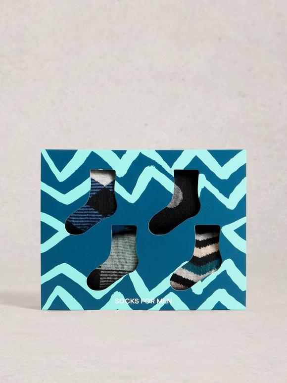 4 Pack Hotch Potch Ankle Socks
