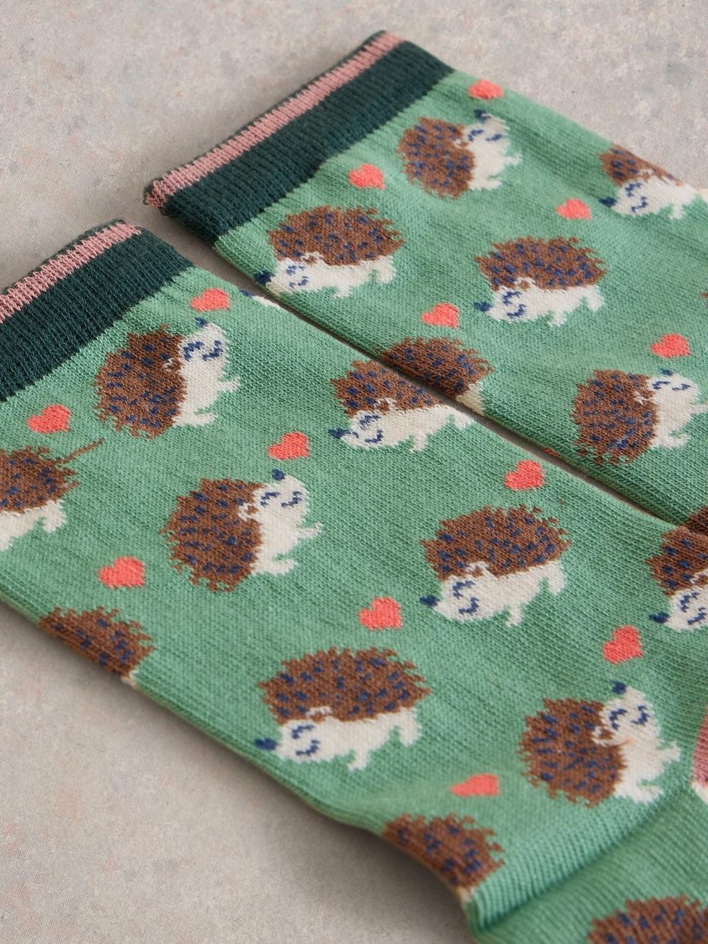 Hedgehog Ankle Cotton Sock