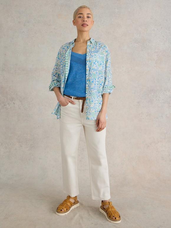 Laurel Cotton Shirt Longline