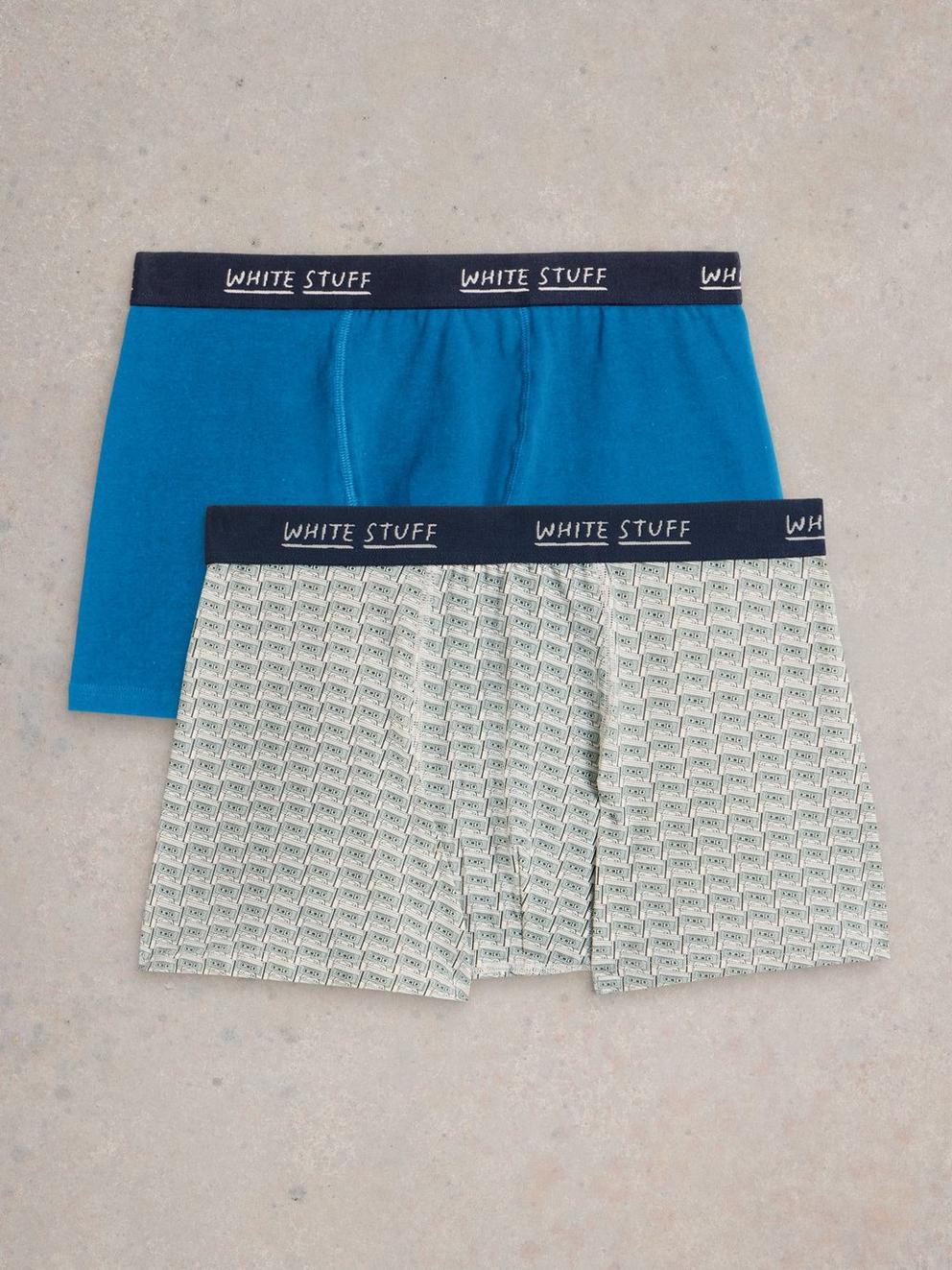 2pack Boxers  Plain  Print