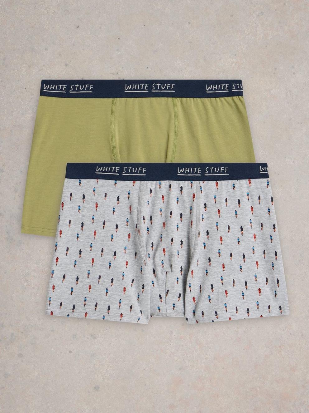 2pack Boxers  Plain  Print