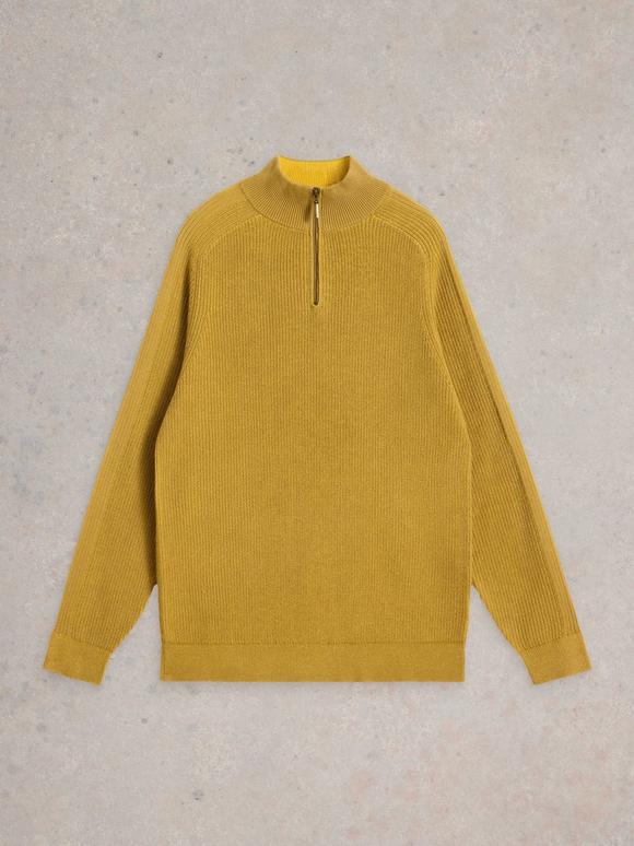 Pentire Cotton Funnel Neck Jumper
