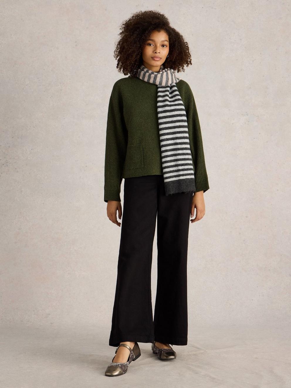 CARLI HIGH NECK WOOL JUMPER