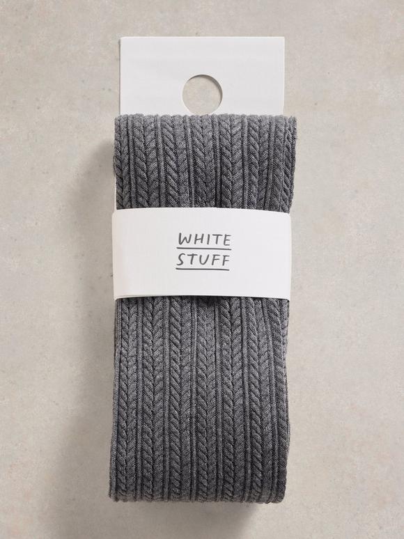 Cara Cable Knit Tights