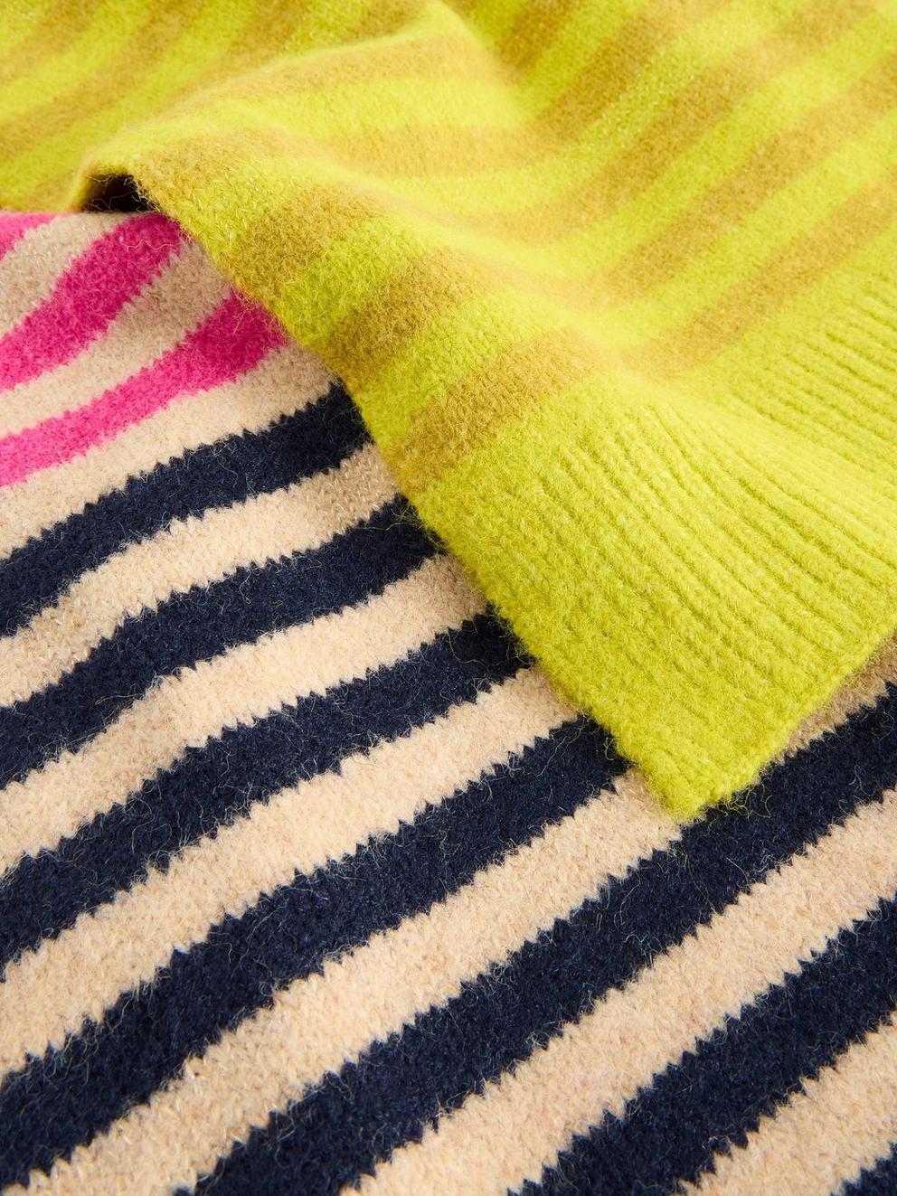 Stripe Knitted Scarf