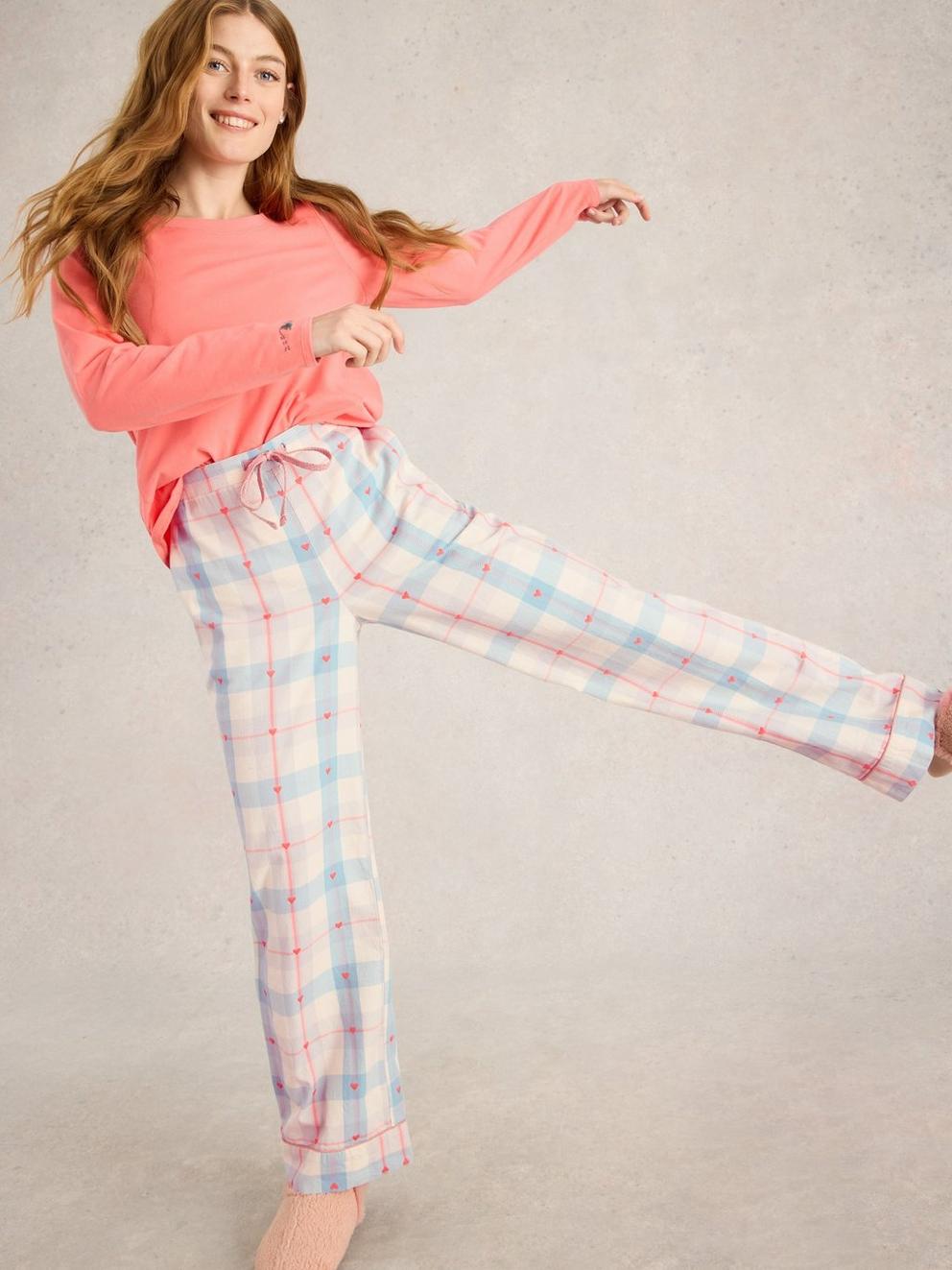 Nina Organic Check PJ Bottom