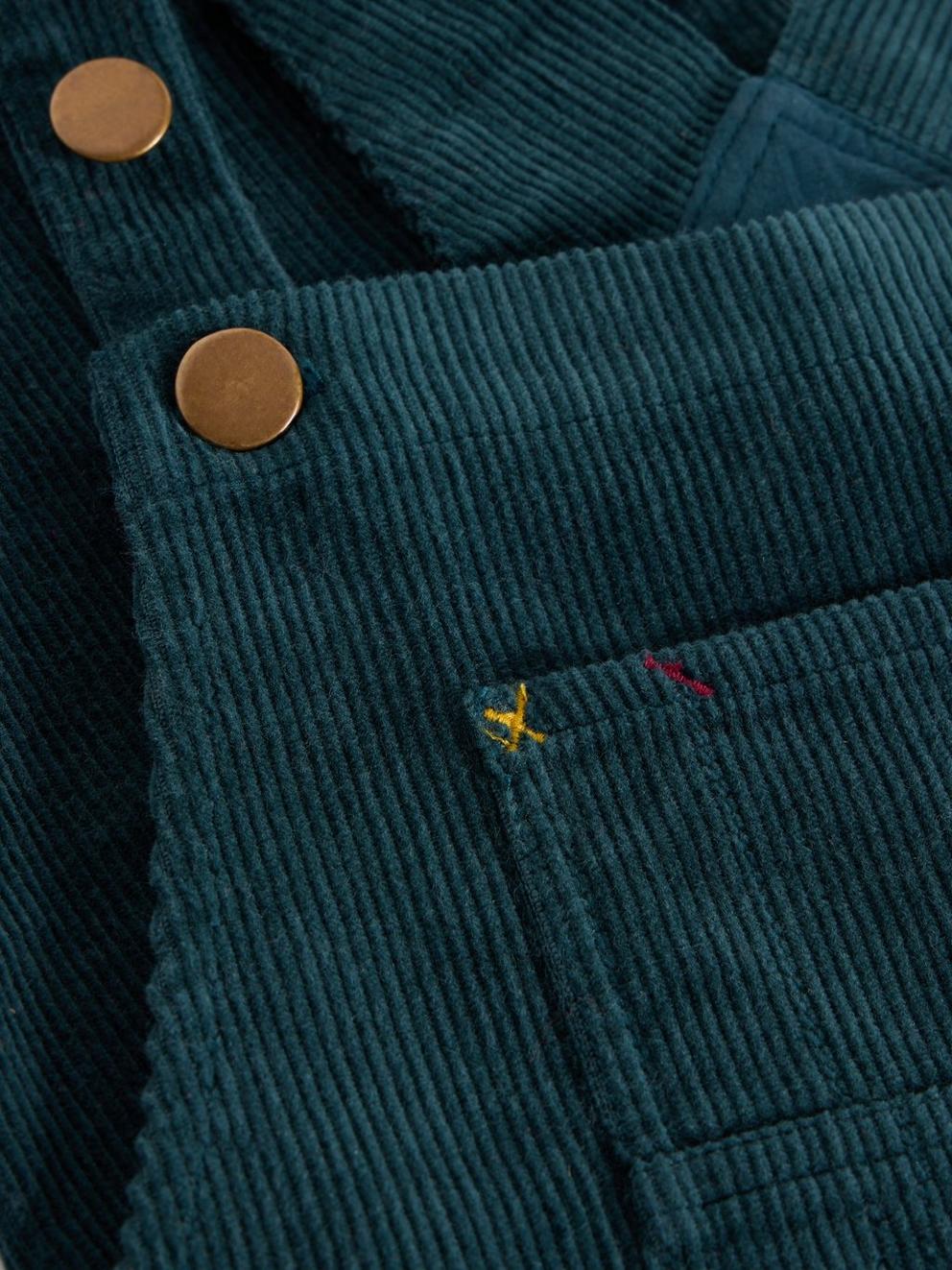 Girls Cord Dungaree