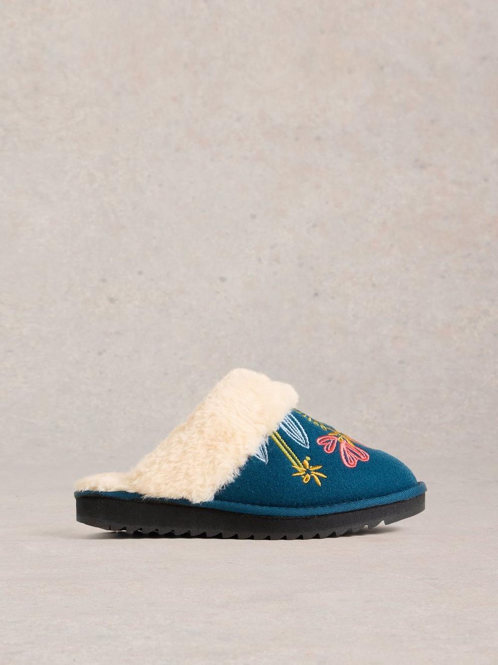 Floral Mule Slipper