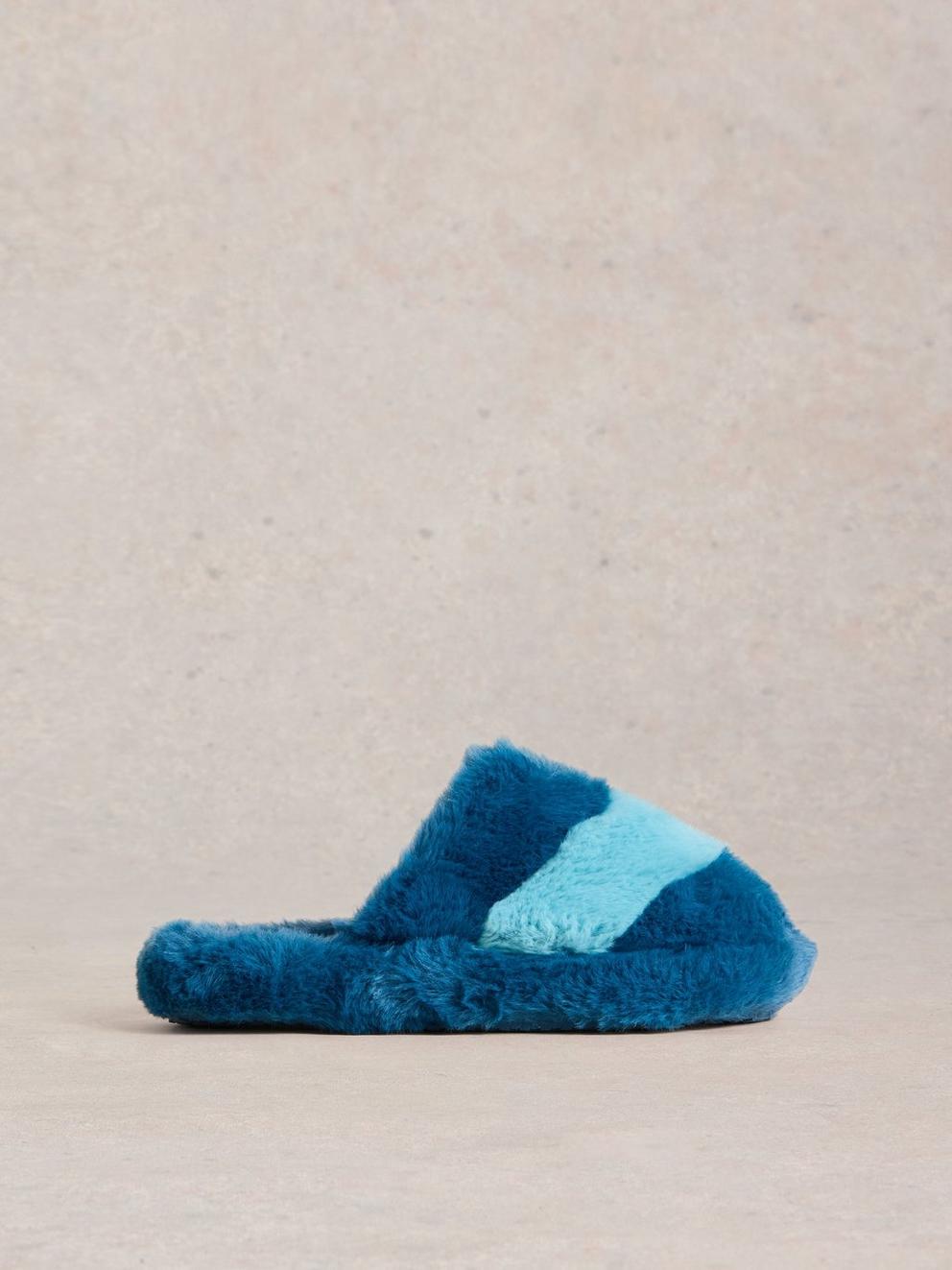 Faux Fur Mule Slippers