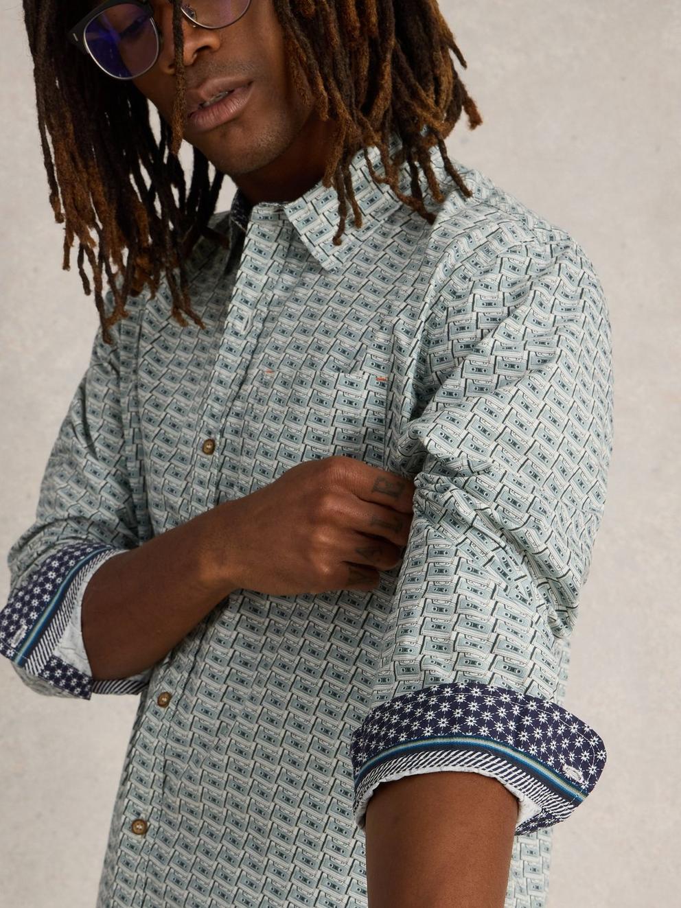 Casette Tape Printed Shirt