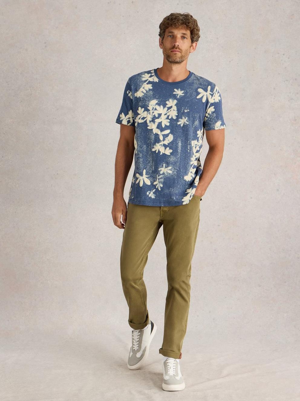 Floral Printed Short Sleeve Tee