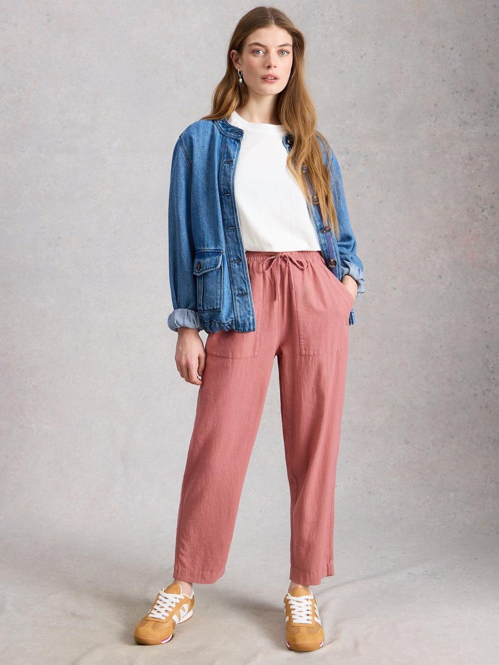 Linen Blend Elle Trouser