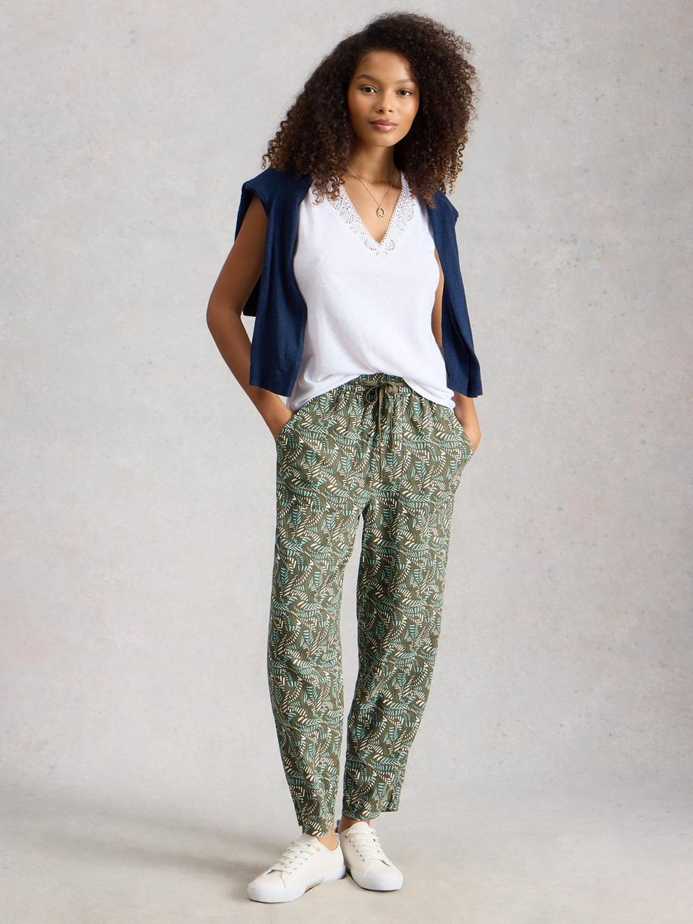 Linen Blend Elle Trouser