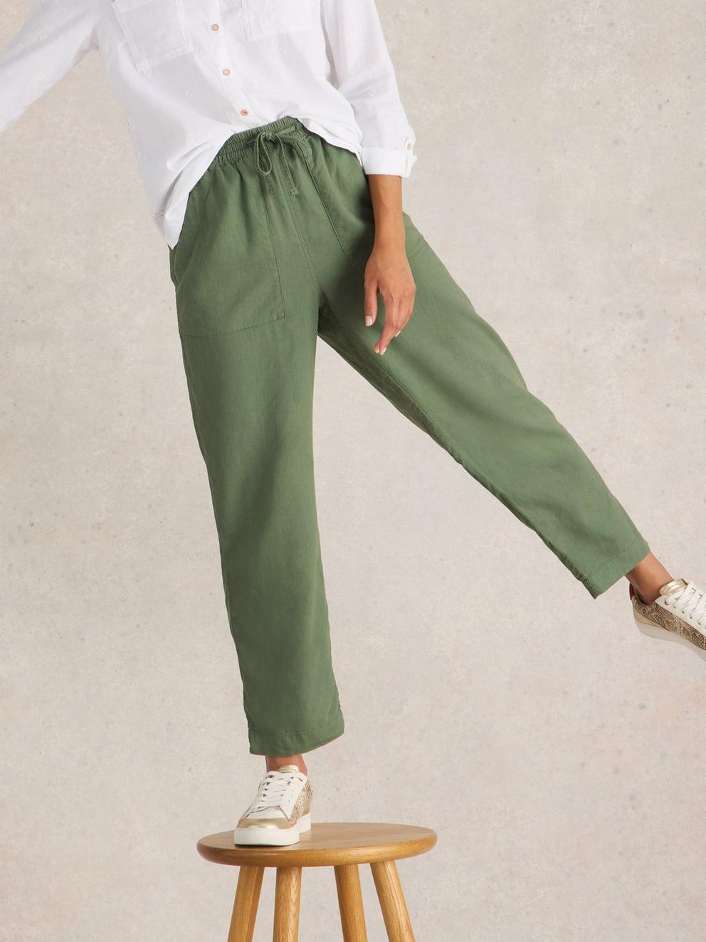 Linen Blend Elle Trouser