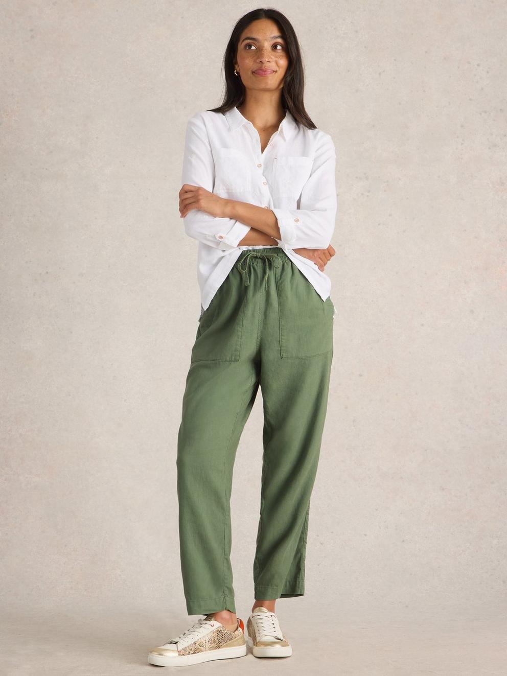 Linen Blend Elle Trouser