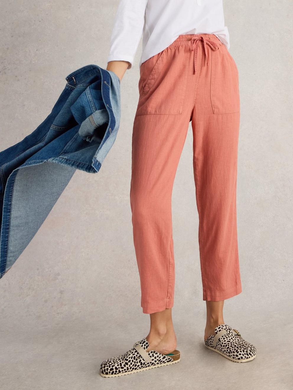 Linen Blend Elle Trouser