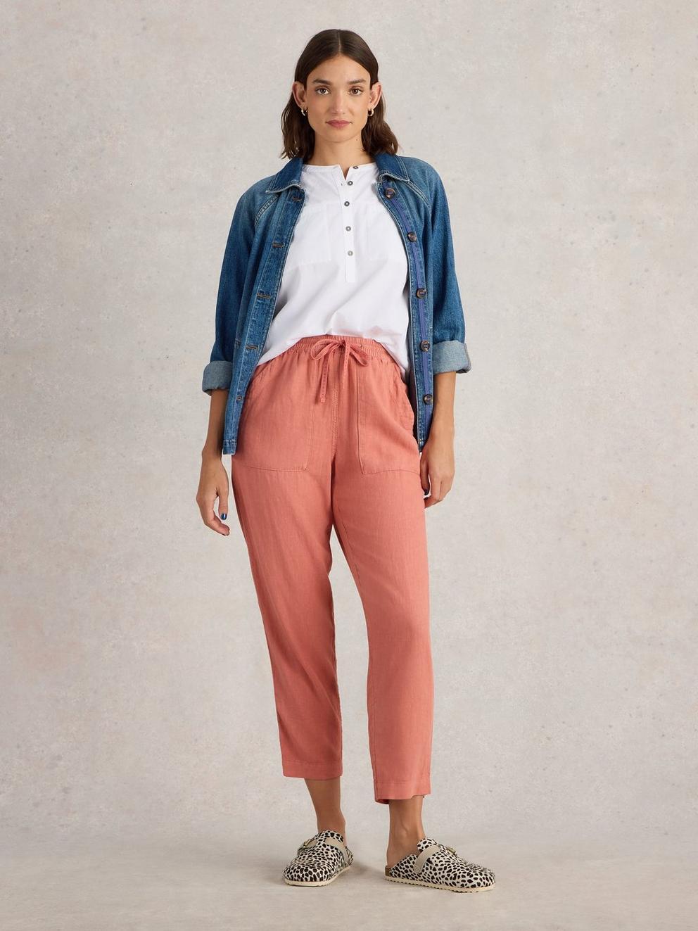 Linen Blend Elle Trouser