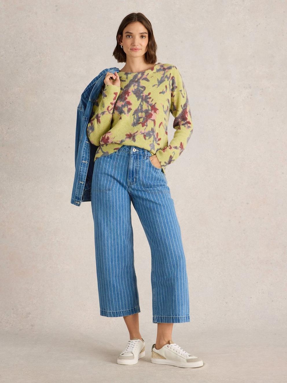 Tia Crop Wide Leg Jean
