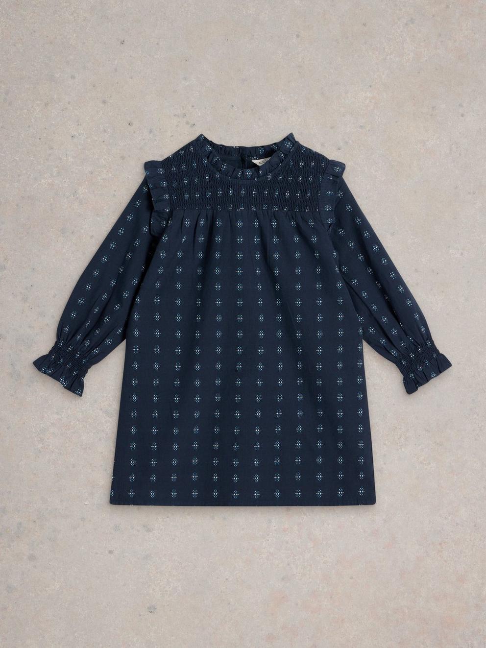 Girls Camille Dobby Frill Dress