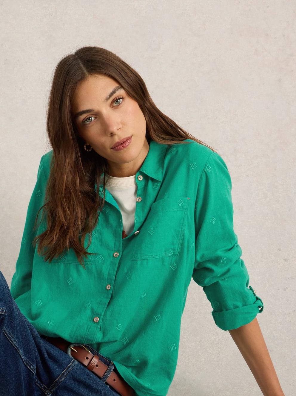 Sophie Organic Cotton Long Sleeve Shirt