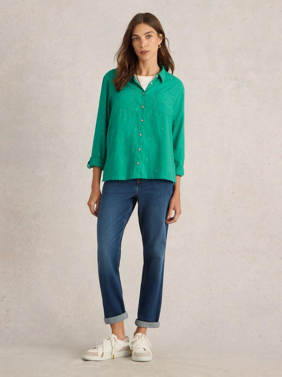 Sophie Organic Cotton Long Sleeve Shirt