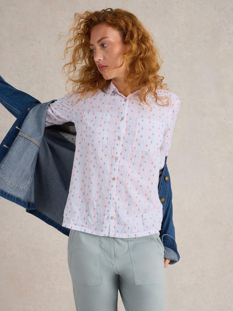 Sophie Organic Cotton Long Sleeve Shirt