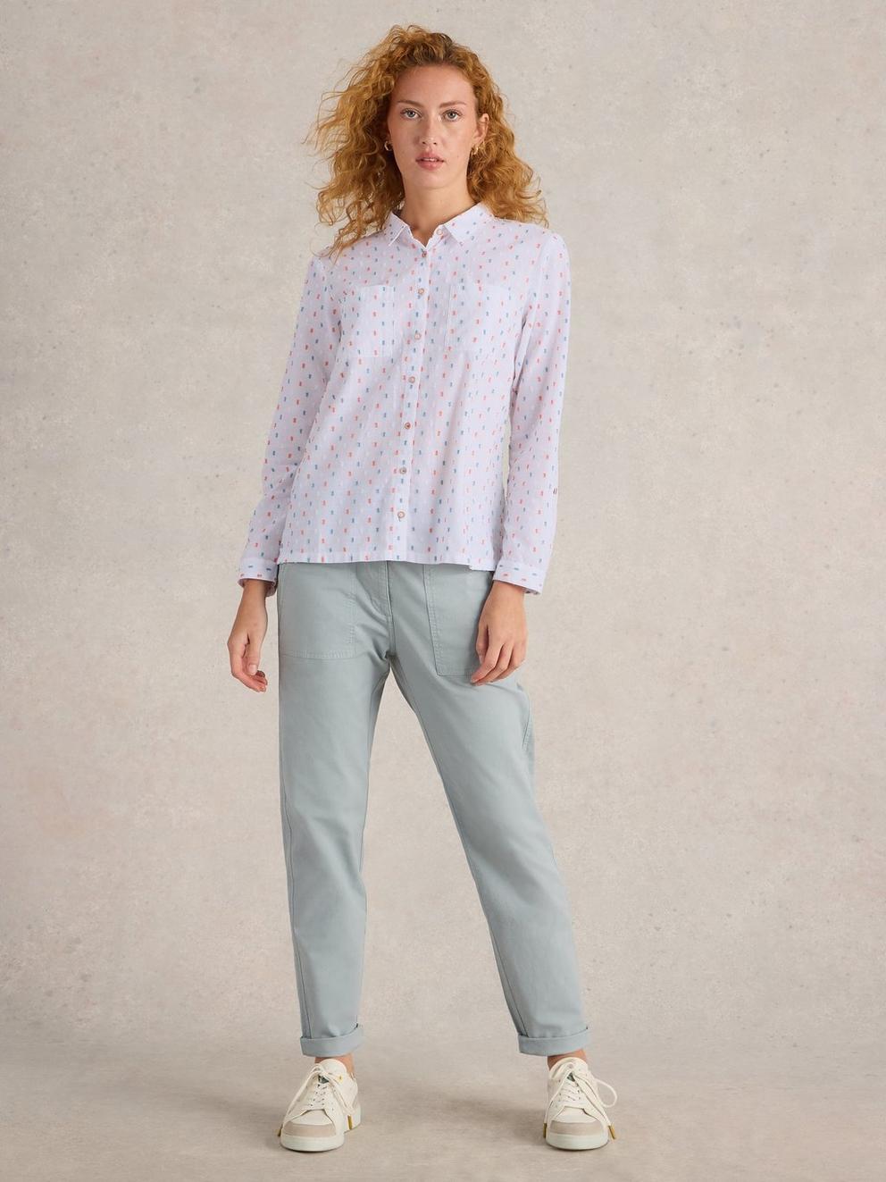 Sophie Organic Cotton Long Sleeve Shirt