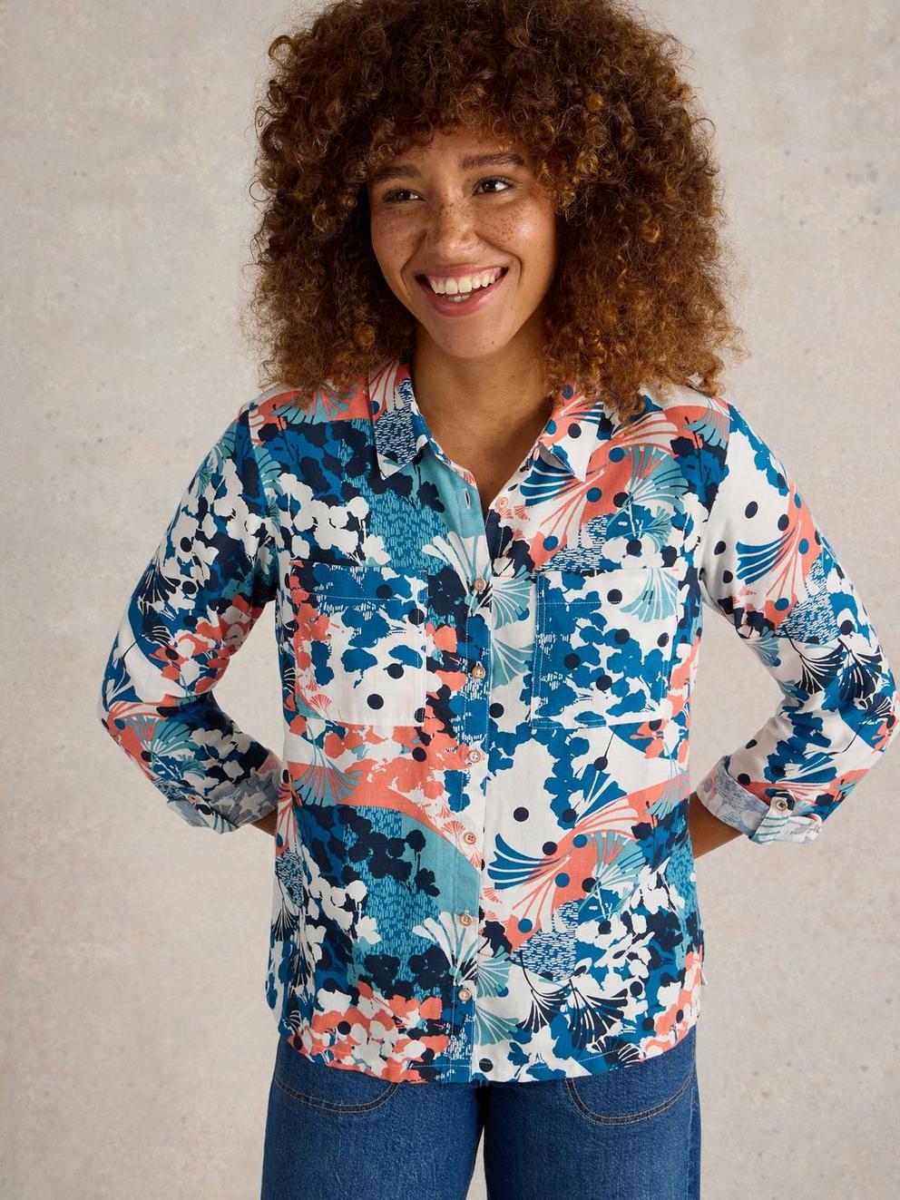 Sophie Organic Cotton Long Sleeve Shirt
