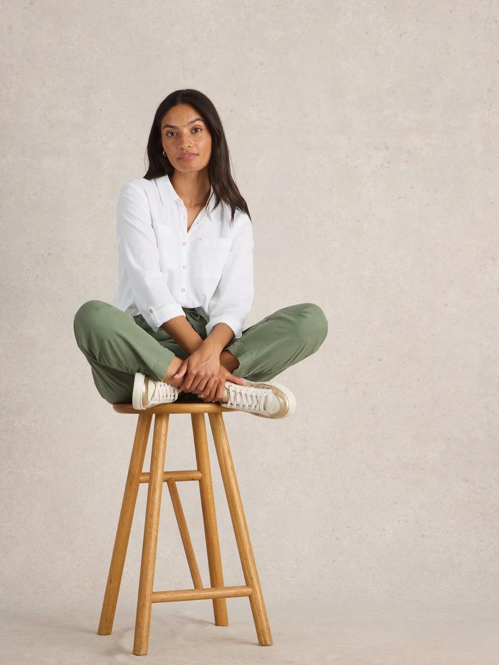 Sophie Organic Cotton Long Sleeve Shirt