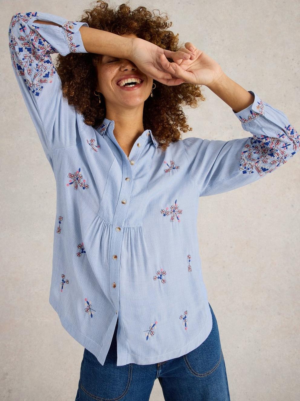 Geri Embroidered Shirt