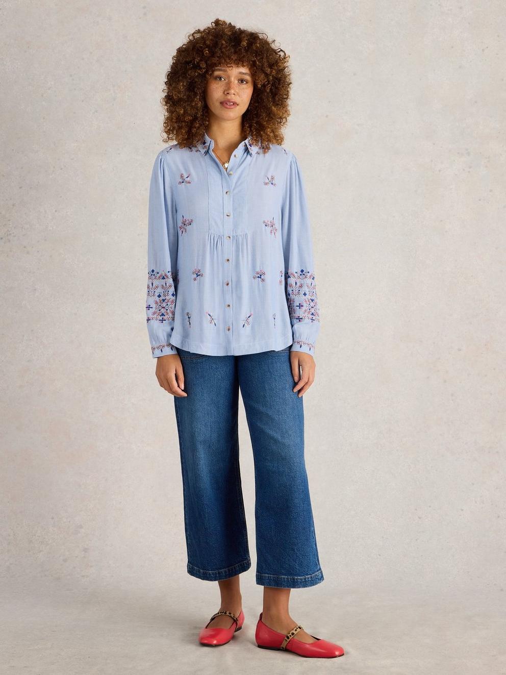 Geri Embroidered Shirt