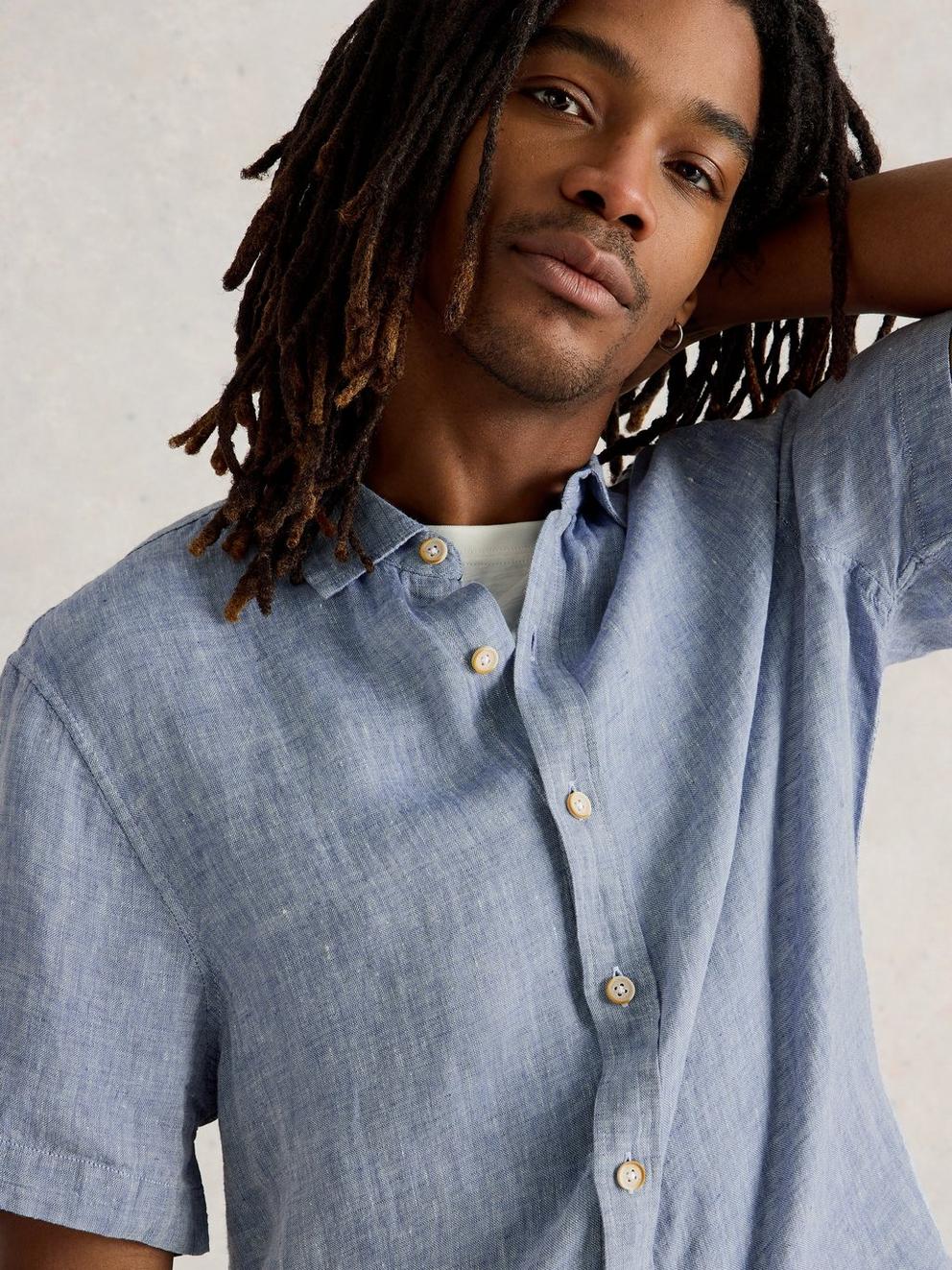 Keswick Short Sleeve Linen Shirt