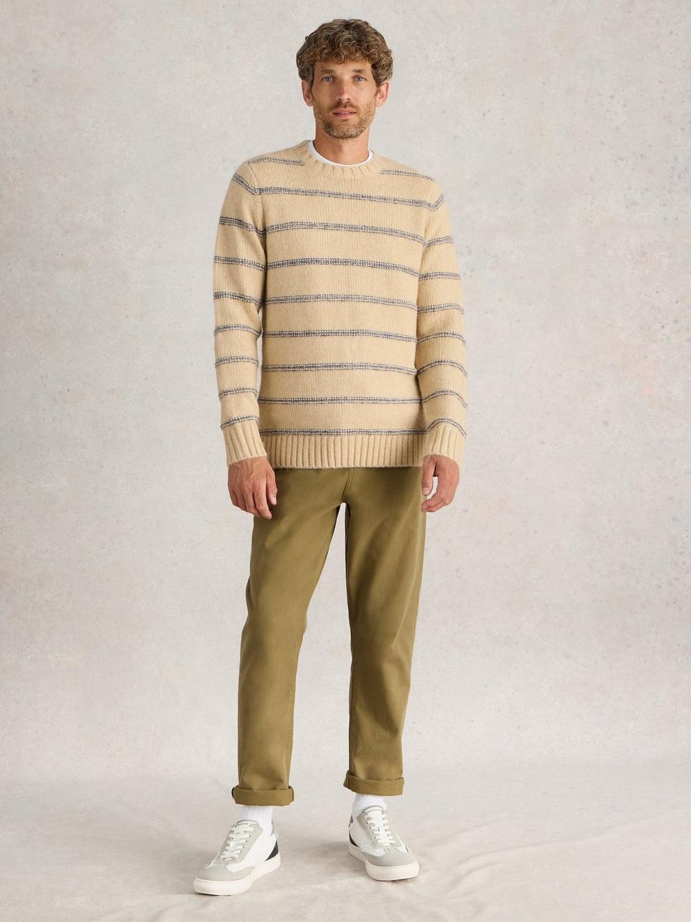 Breton Stripe Crew Neck Jumper