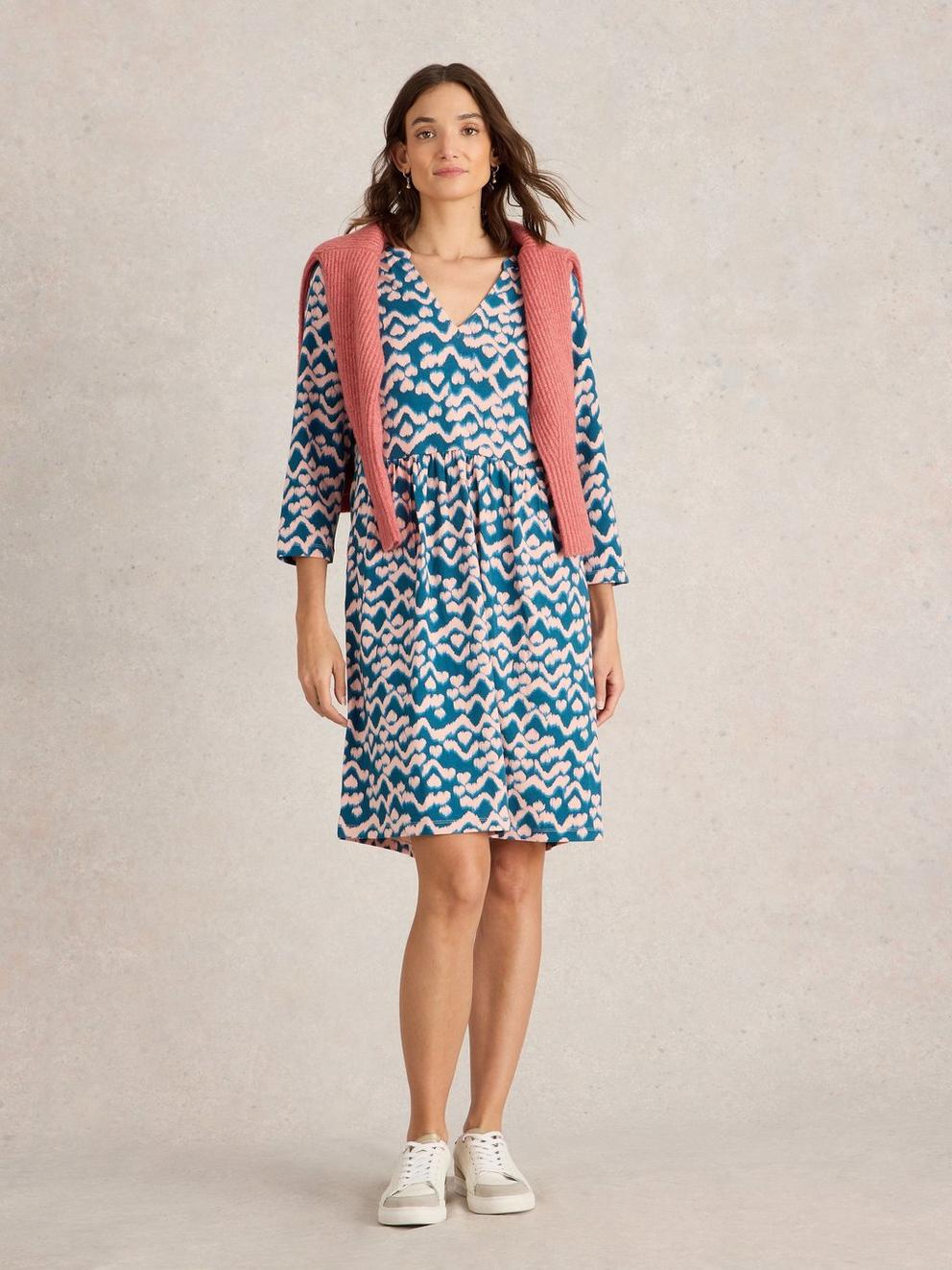 Thea Jersey Knee Length Dress