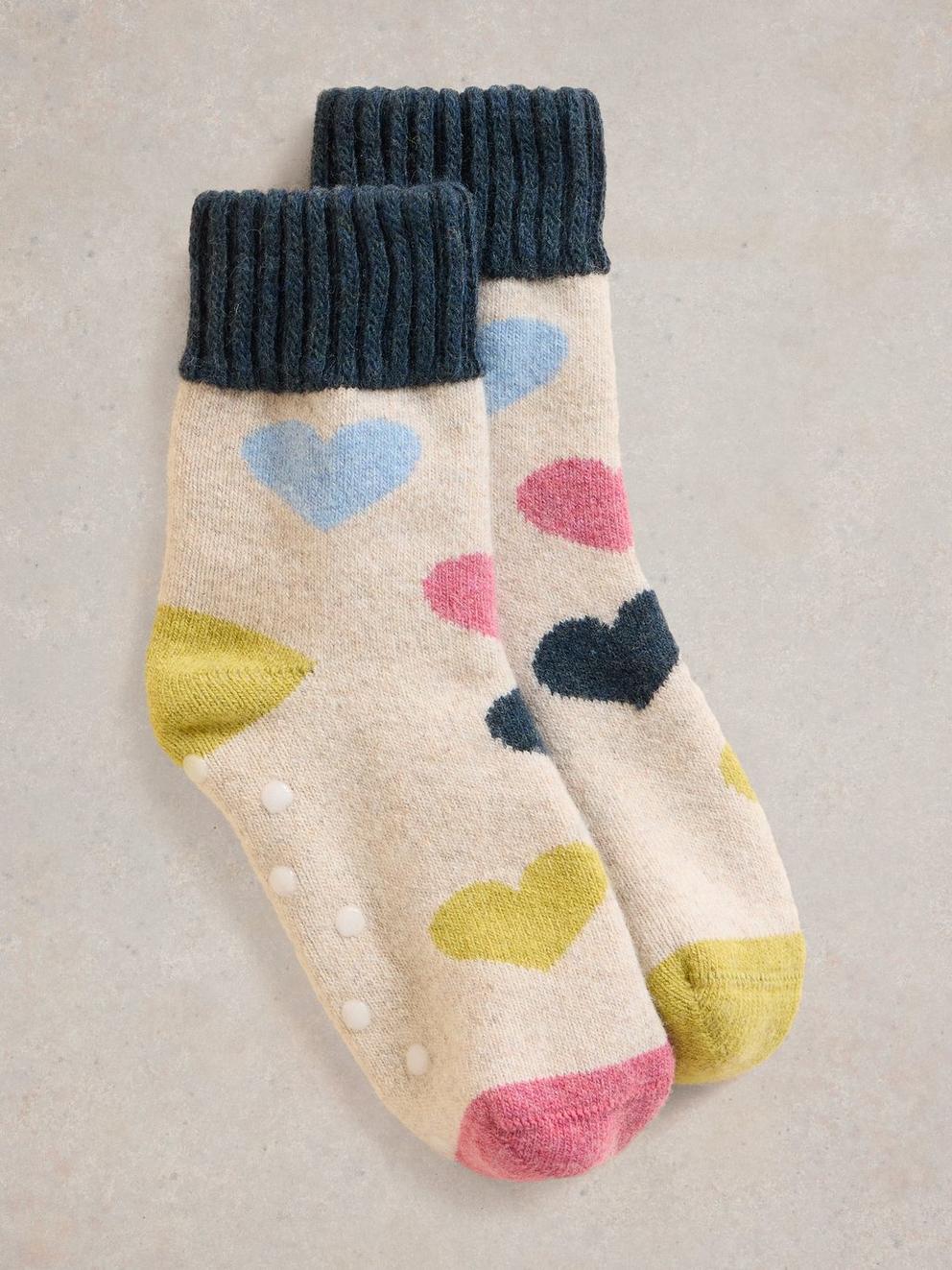 Multi Heart Loopback Sock